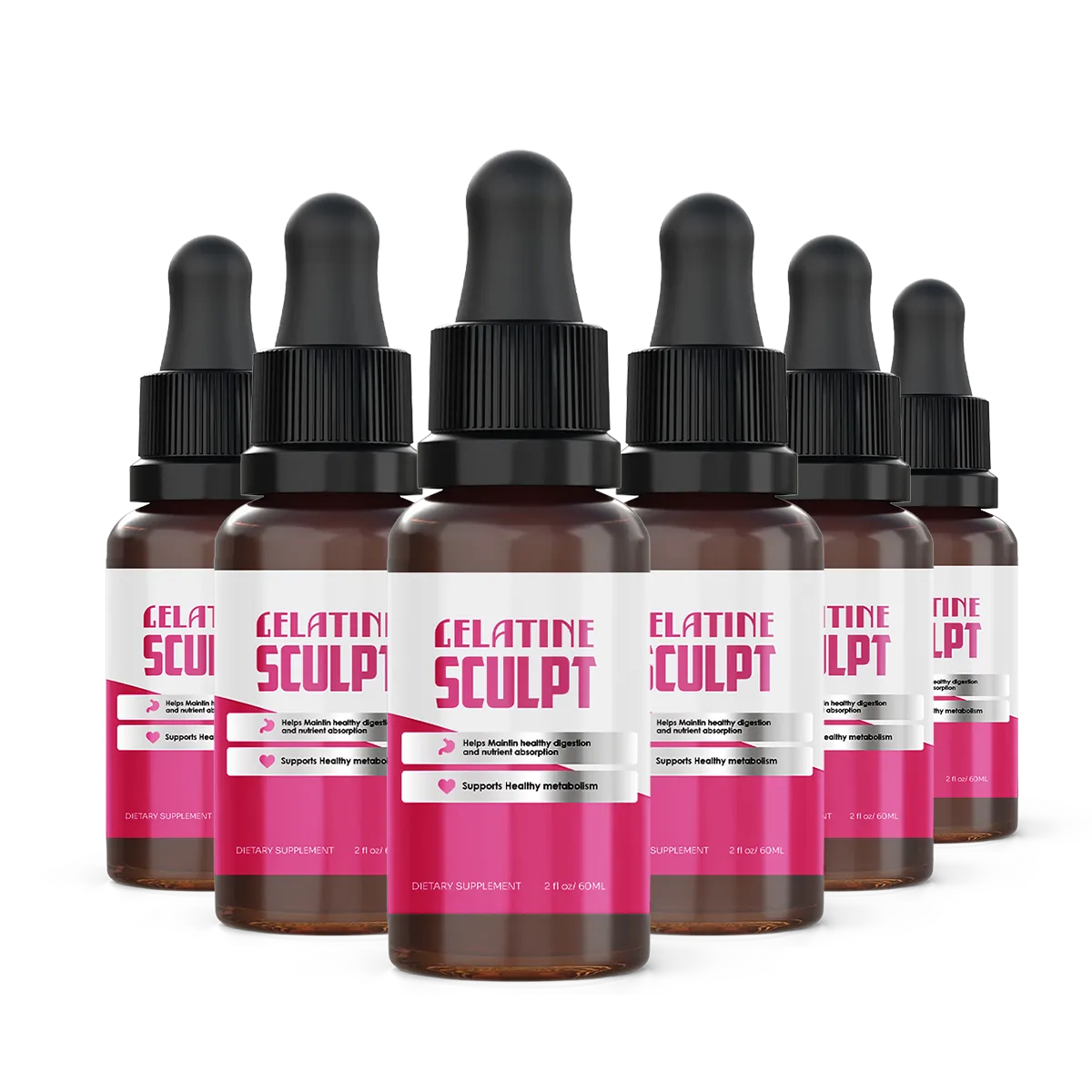 Gelatine Sculpt 6 Bottles product bottles